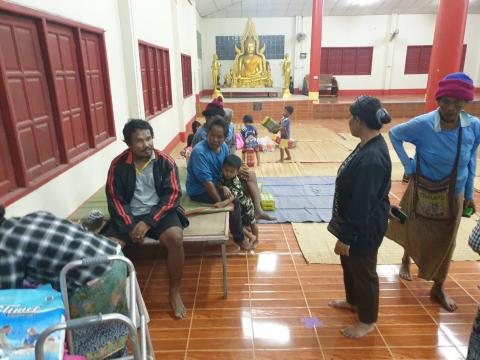 ศูนย์พักพิงชั่วคราว วัดหนองกง