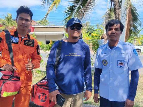 กิจกรรมฝึกซ้อมแผนป้องกันอุบัติเหตุกลุ่มชนและสาธารณภัย