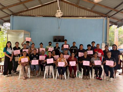 กิจกรรมอบรมผู้สัมผัสอาหาร วันที่ 22 ธันวาคม 2568