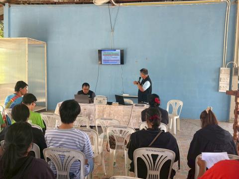 กิจกรรมอบรมผู้สัมผัสอาหาร วันที่ 22 ธันวาคม 2568