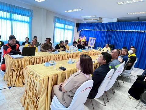 ประชุมสัญจรหัวหน้าส่วนราชการตำบลทุ่งแสงทอง